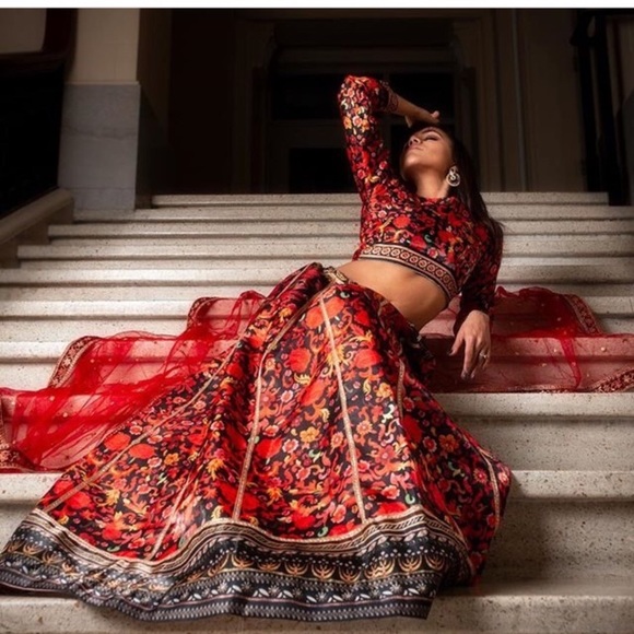 Dresses & Skirts - Floral Lehenga